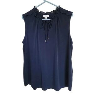 Calvin klein Elegant Navy Blue Sleeveless Top